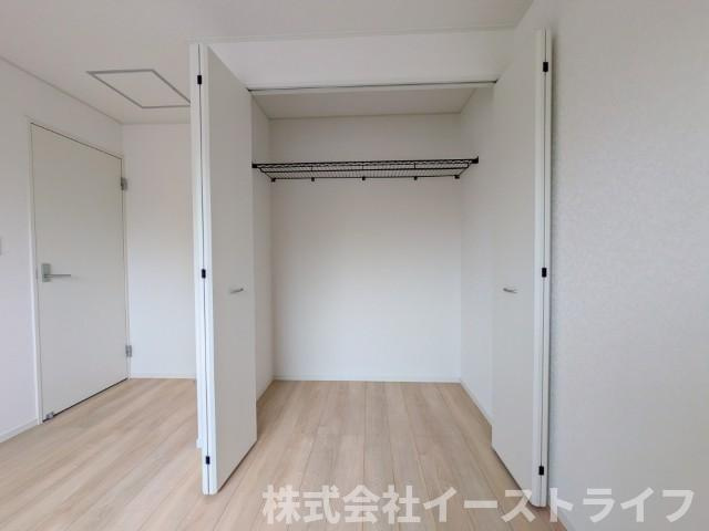 【新築戸建】　いわき市小名浜下神白第3の収納|2号棟写真　収納スペースが充実しています