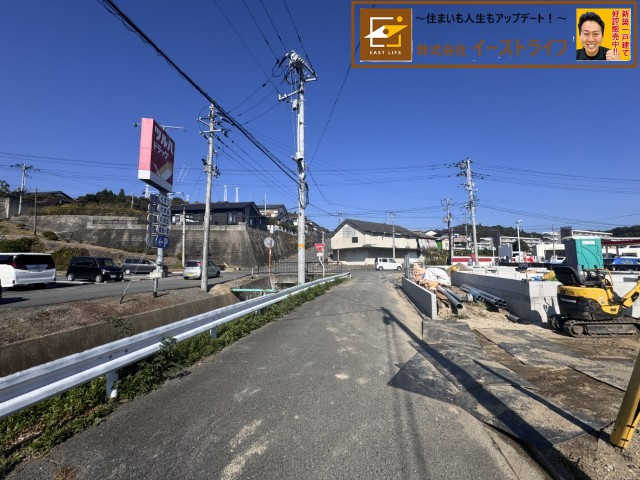 【新築戸建】　いわき市小名浜下神白第3の前面道路含む現地写真|西側4ｍ公道②