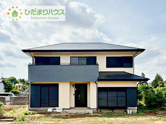 【外観】 | つくばみらい市小張　中古戸建 | 敷地広々190坪！！広ーいお庭で家庭菜園なども実現できちゃいますね(*^^)v