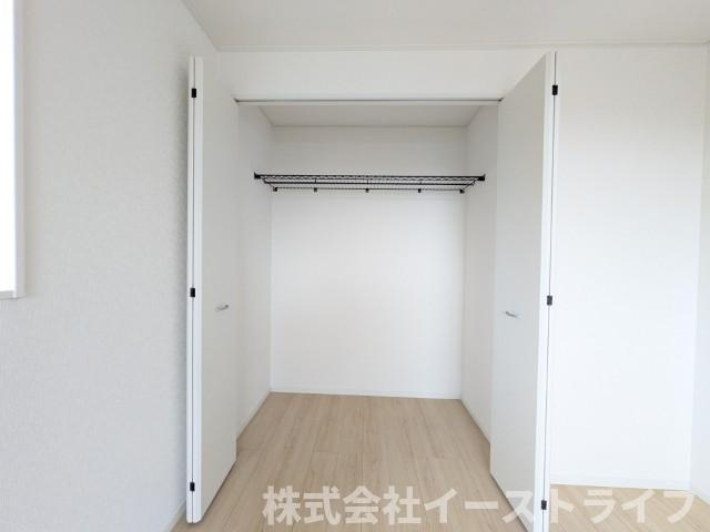 【新築戸建】　いわき市錦町第32の収納|4号棟写真　各居室に収納スペースがあり充実しています
