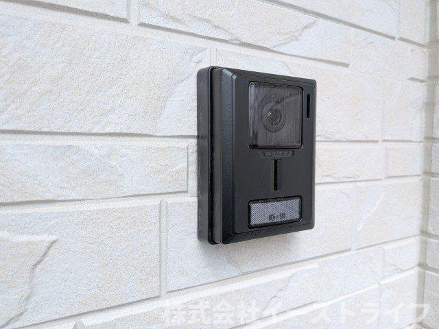 【新築戸建】　いわき市錦町第32のセキュリティ|4号棟写真　テレビモニター付きインターフォン