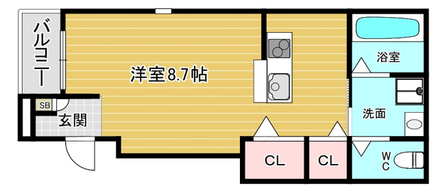【間取り】 | あんしん+ＶｅｒＭ五ケ山22-2001