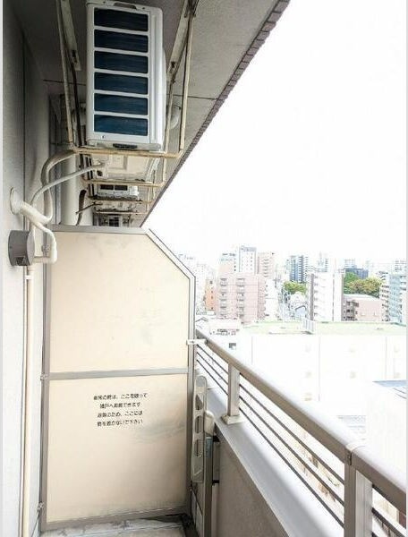 サウス名駅のバルコニー