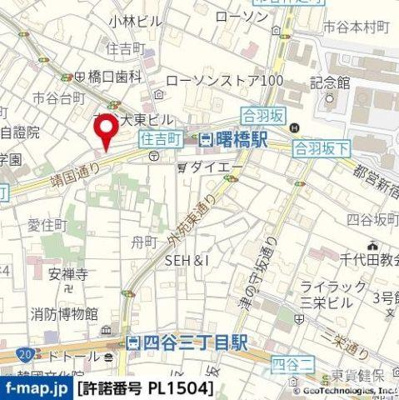 【地図】 | パークウェル曙橋