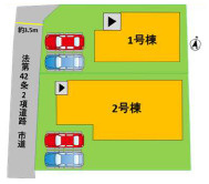 よかタウン／北区武蔵ケ丘1丁目1期／2号棟の区画図