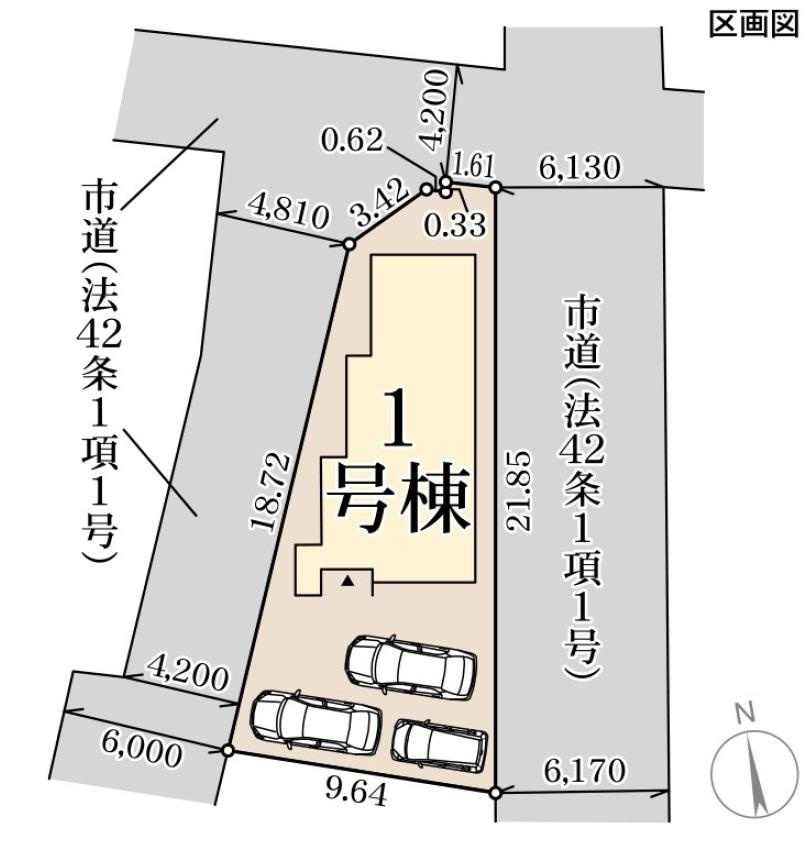 リーブルガーデン　倉敷市児島柳田町【仲介手数料無料】の区画図