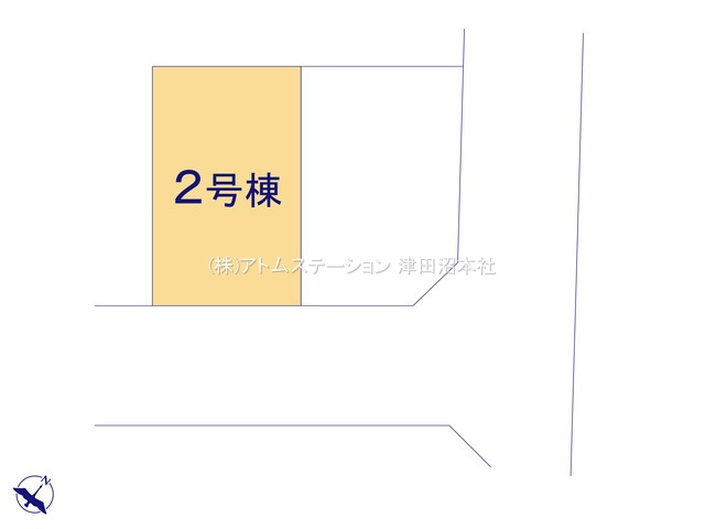 【区画図】 | アトムセレクト船橋市八木が谷109　2棟　2号棟