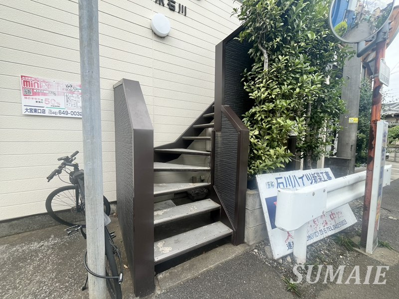 コーポ石川のエントランス