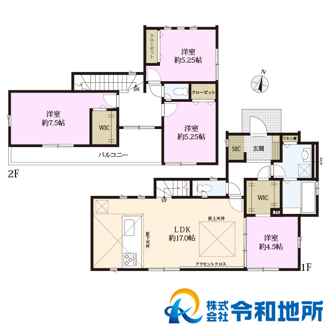 新築戸建　茅ヶ崎市矢畑の間取り
