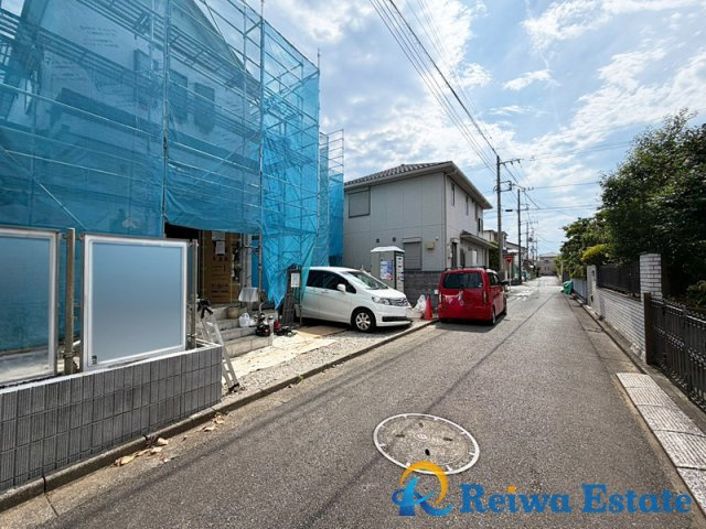 新築戸建　茅ヶ崎市矢畑の前面道路含む現地写真