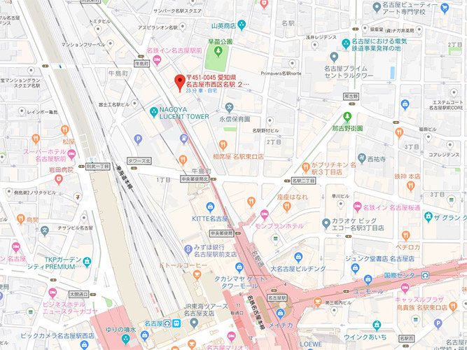 ＣＫ２３名駅前ビルの地図