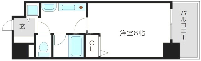 シャンティ千歳の間取り|シャンティ千歳　開放感ある間取り