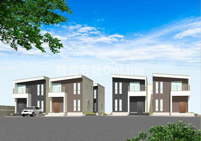 【外観パース】 | （仮称）FP戸建賃貸高安町南三丁目 1
