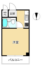 【間取り】 | 朝日プラザ高津第一