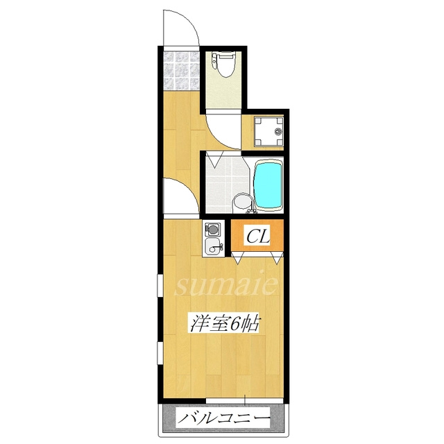 ドルチェ・アマーロの間取り|フローリングのお部屋です♪