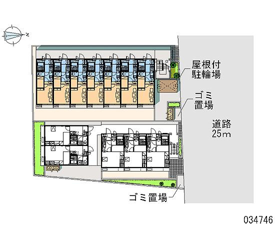 レオパレス川崎大師の区画図