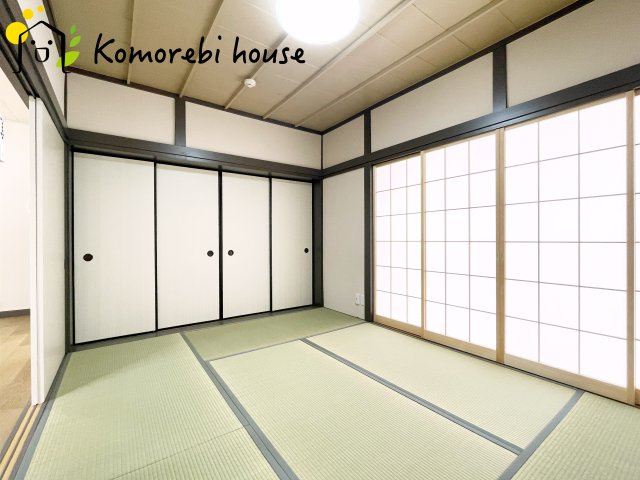 上尾市本町二丁目　中古戸建の和室|柔らかい畳が心地よい和室
