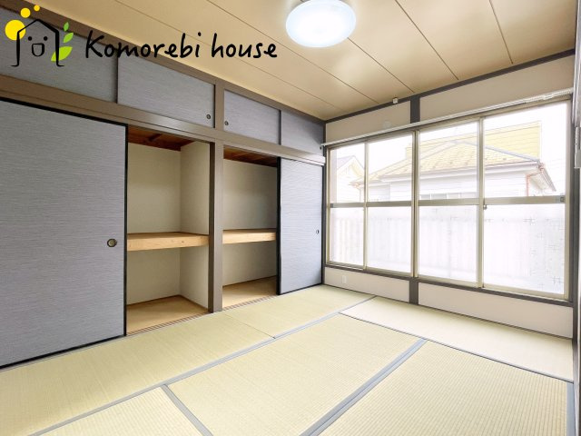 上尾市本町二丁目　中古戸建の寝室|広くて明るい寝室