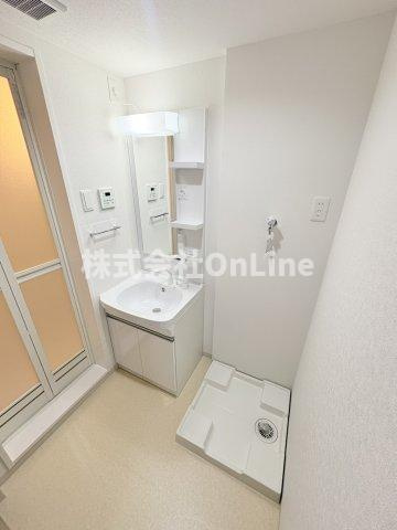 yumaison westの洗面所