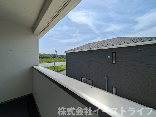 【新築戸建】　いわき市平第21　全2棟の展望|1号棟写真　インナーバルコニーからの眺望です