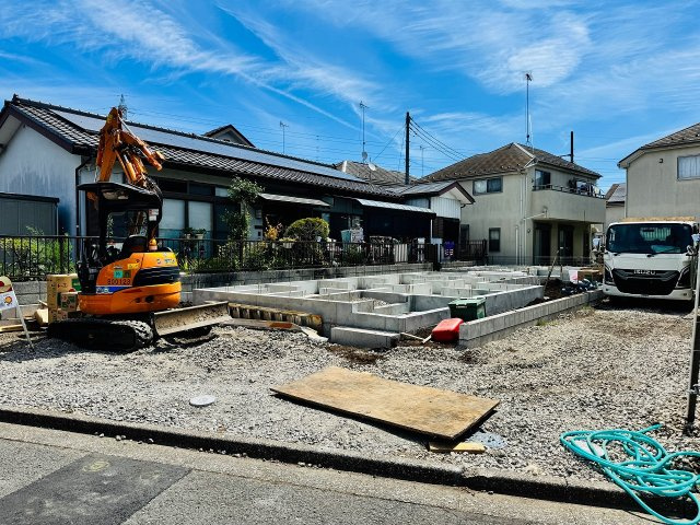 八王子市　中野町　新築一戸建て　２期の外観|～太陽光パネル搭載　周辺商業施設充実　カースペース２台あり便利です～