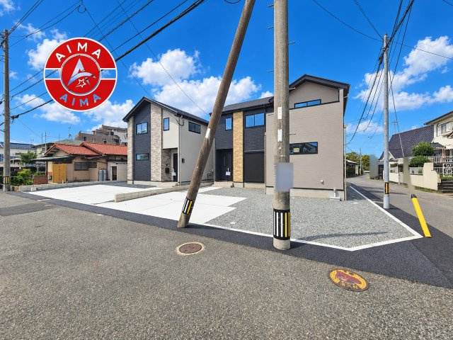 古賀市今の庄1丁目第4-3棟（3号棟）の前面道路含む現地写真|見学の時間などお気軽にお問い合わせ下さい。