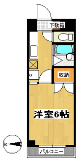 【間取り】 | アルカディア二日町 | 反転の場合あり