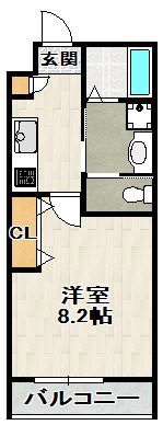 ラ・フォルム宝塚栄町の間取り