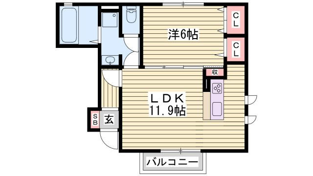 ＤヴェルジェⅤの間取り