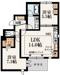 VISTA神山町の間取り