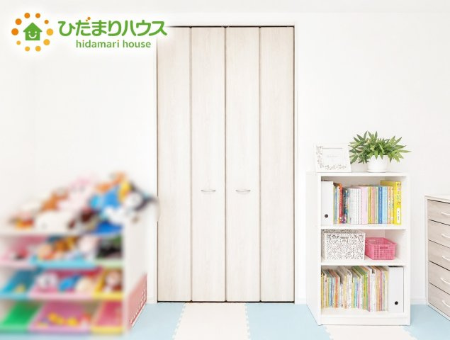 いわき市平豊間字柳町　中古戸建の収納|和室の収納はクローゼット！
しまった物の出し入れも楽々です(^^)