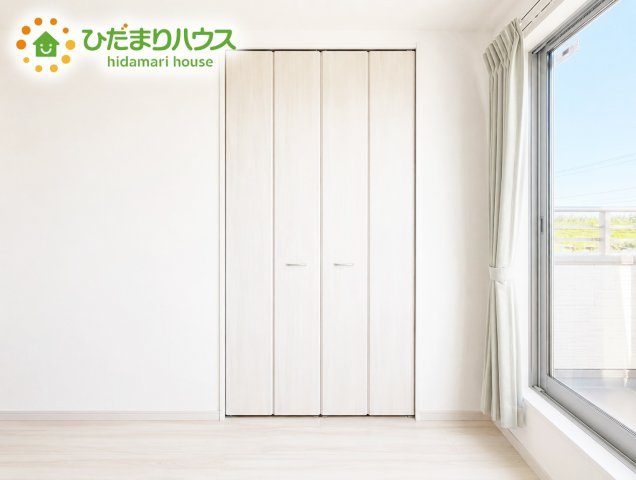 いわき市平豊間字柳町　中古戸建の収納|全室にクローゼットが付いていて、お部屋の住空間もスッキリ広々つかえそうです(^^)/