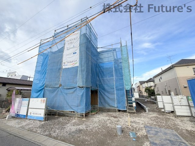 三郷市新和4丁目　新築戸建　全2棟　1号棟の外観|現地の写真になります。