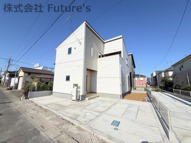 三郷市新和4丁目　新築戸建　全2棟　1号棟の外観|現地の写真になります。