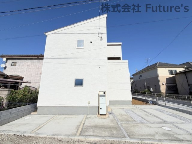 三郷市新和4丁目　新築戸建　全2棟　1号棟の外観|現地の写真になります。