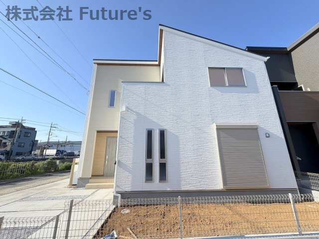 三郷市新和4丁目　新築戸建　全2棟　1号棟の外観|現地の写真になります。
