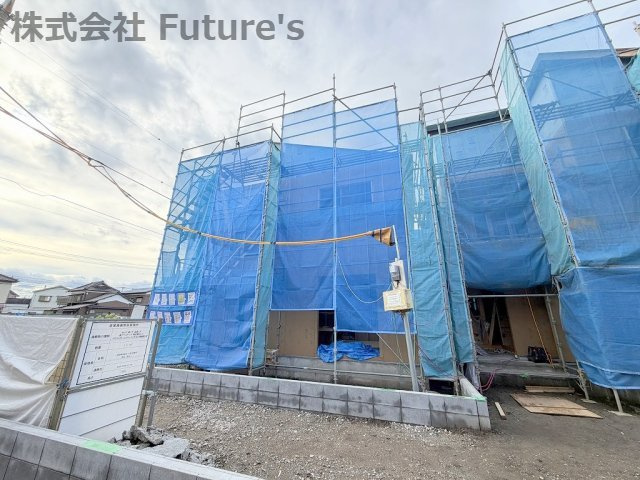 三郷市新和4丁目　新築戸建　全2棟　1号棟の外観|現地の写真になります。