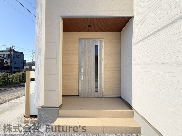 三郷市新和4丁目　新築戸建　全2棟　1号棟の外観|現地の写真になります。