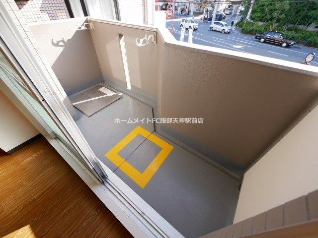 シンセリティ野中のバルコニー