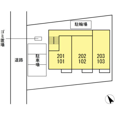 【区画図】 | シャイン-牟礼4丁目-