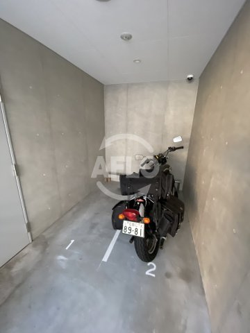 Fujiman北梅田（フジマン北梅田）のその他共用部分|Fujiman北梅田（フジマン北梅田）　バイク置場