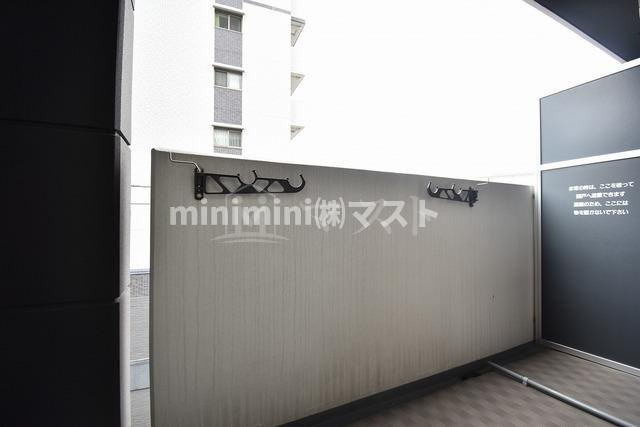 プレサンス大阪城公園ネクサスのバルコニー
