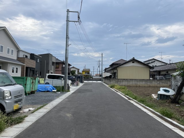 【前面道路含む現地写真】 | 本庄市栄第11期　クライン　新築戸建　全1区画　1号棟 | 7/13撮影