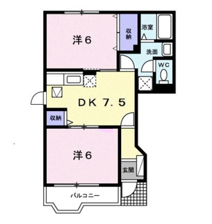 【間取り】 | カナンハイムＡ