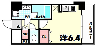 【間取り】 | パシフィックレジデンス神戸八幡通