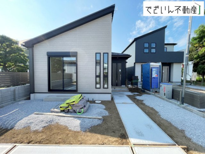 【外観】 | GRAFARE嵐山町菅谷4期　【平屋】新築住宅 | ≪1号棟≫
現地(2026年8月撮影)