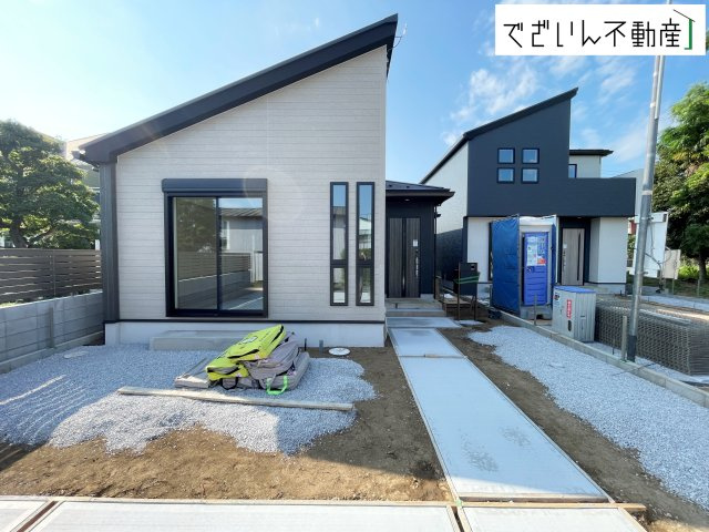 【外観】 | GRAFARE嵐山町菅谷4期　【平屋】新築住宅 | ≪1号棟≫
現地(2026年8月撮影)