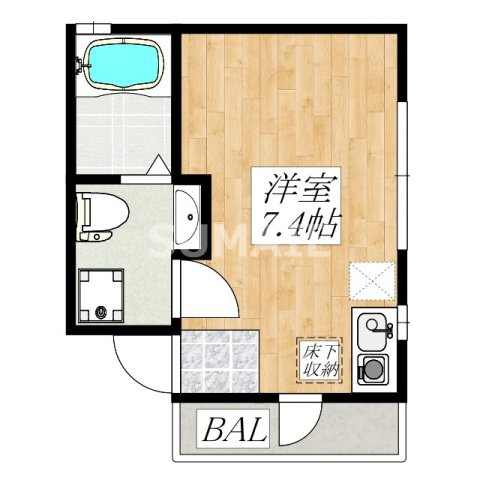 アパートメント新小岩Ａ棟の間取り|間取り☆