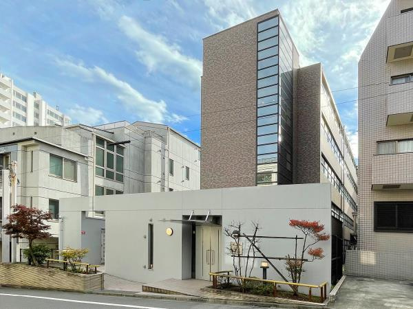 メゾンベール南麻布の外観|外観は落ち着いています