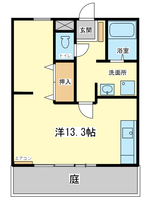 ラルジュ八代の間取り